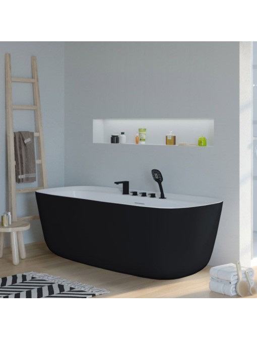 Baignoire îlot Lucena Black