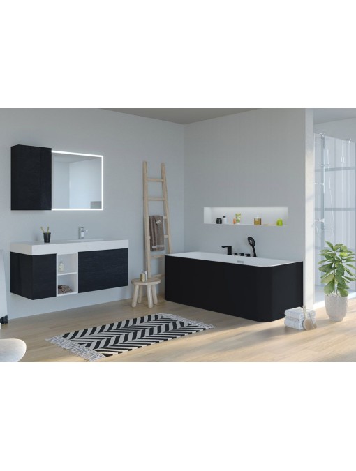 Baignoire îlot Cardano Black
