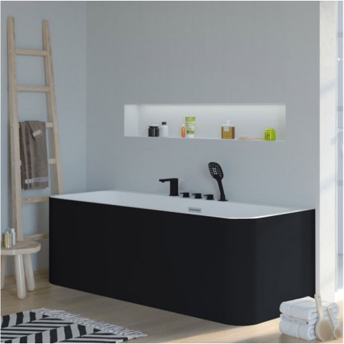 Plan Dimensions Baignoire îlot Cardano Black