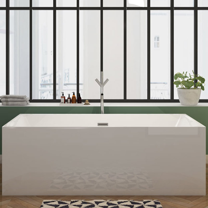Baignoire îlot rectangulaire Burano