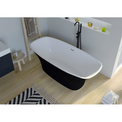 Baignoire îlot Lizarra Black