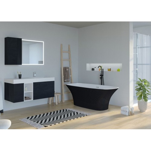 Baignoire îlot Lizarra Black