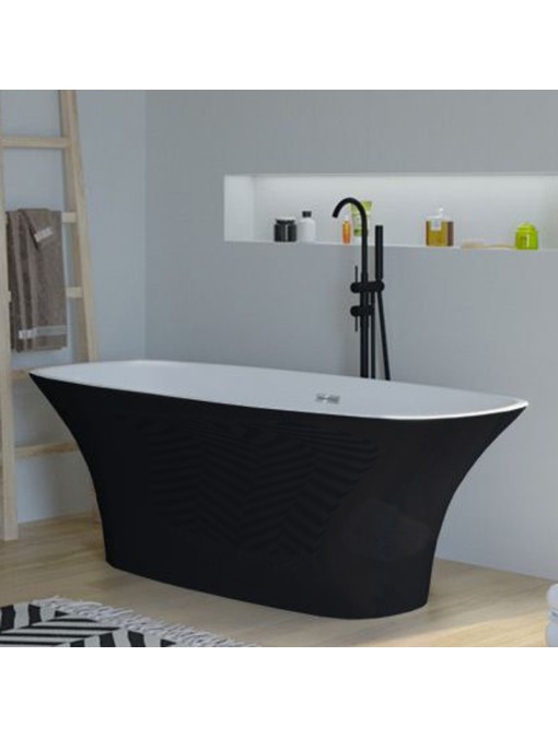 Baignoire îlot Lizarra Black
