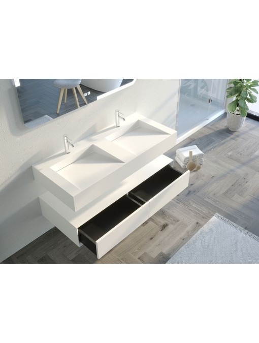 rangements Meuble de salle de bain FLORENTINO-1200B