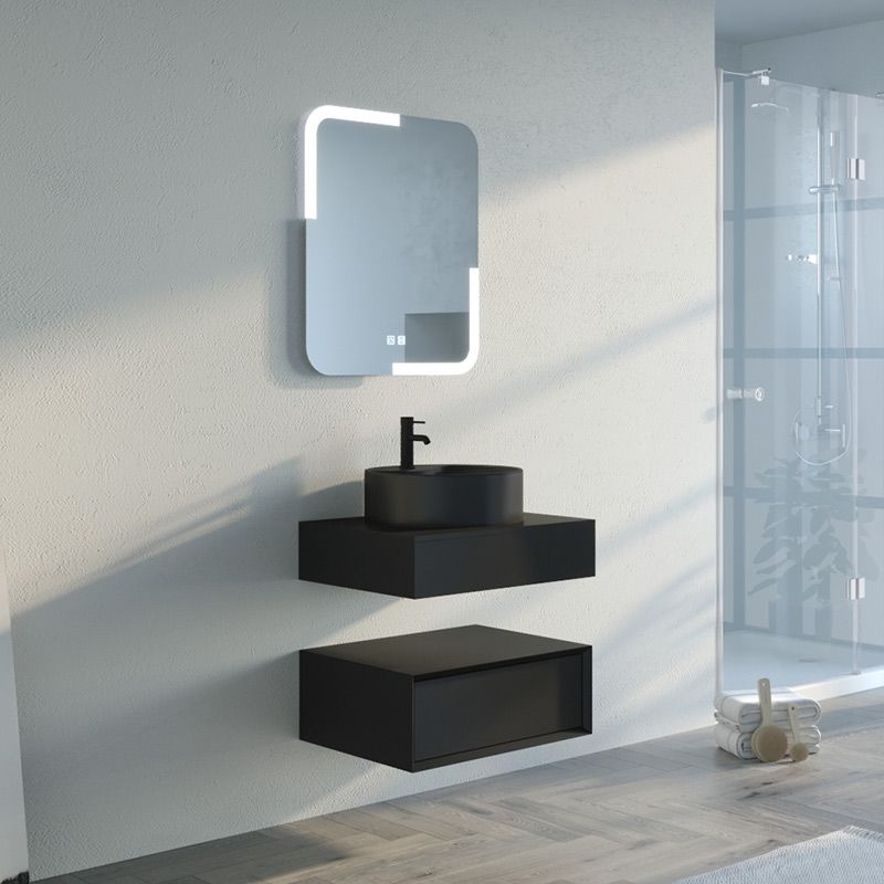 Ensemble Meuble de salle de bain FABRIANO 60cm Noir