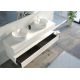 Rangements Meuble de salle de bain FABRIANO 1600 blanc mat