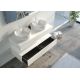 Grand tiroir Meuble de salle de bain FABRIANO 1200 Blanc mat