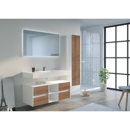 Bel ensemble Meuble de salle de bain VISENZA 1200 SV-B