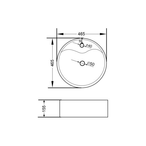 Meuble de salle de bain FABRIANO 160cm mat et blanc