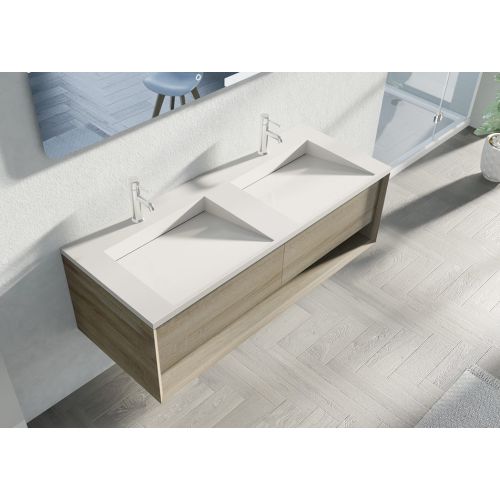 Meuble de salle de bain Portofino 1400 Scandinave