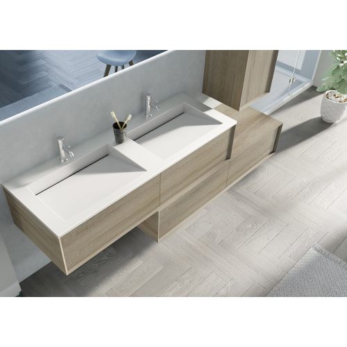 Meuble de salle de bain Avigliano 1400 scandinave