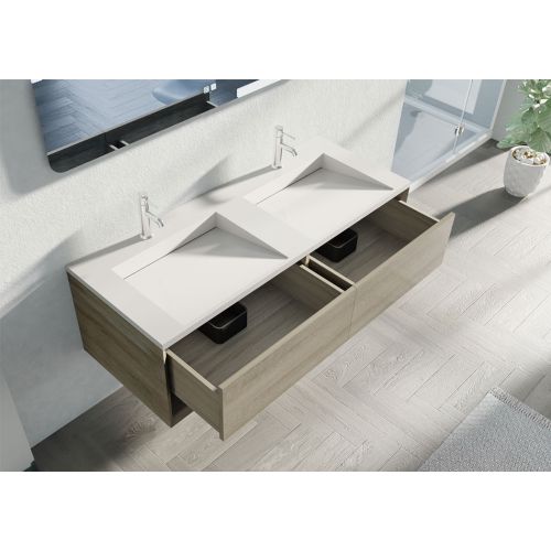 Meuble de salle de bain Portofino 1400 Scandinave