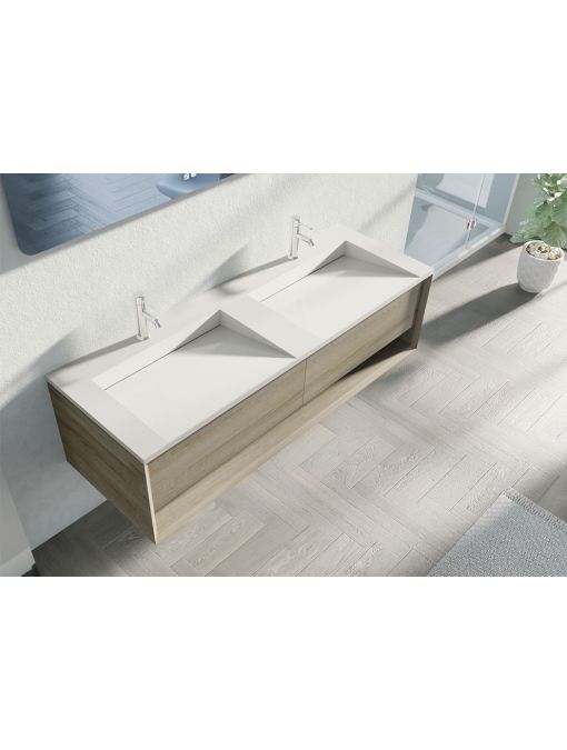 Meuble de salle de bain Portofino 1600 Scandinave
