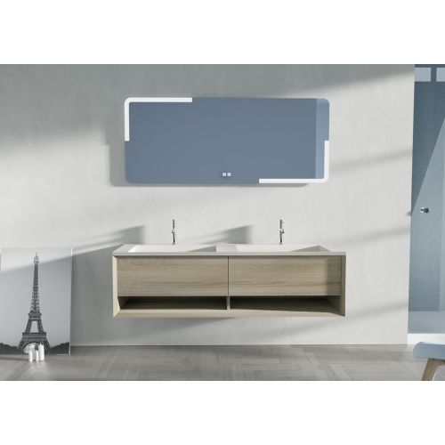 Meuble de salle de bain Portofino 1600 ensemble Scandinave