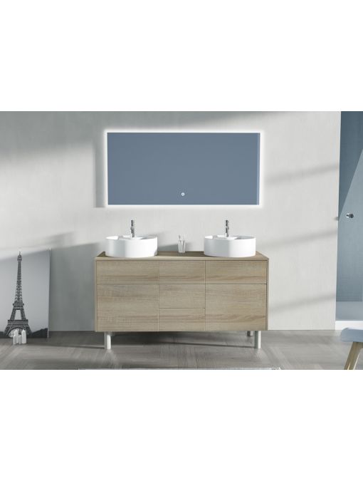 Meuble double vasque VENEZIA Scandinave