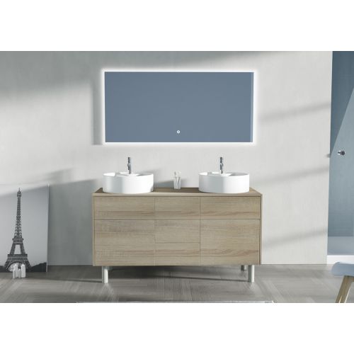 Meuble double vasque VENEZIA Scandinave