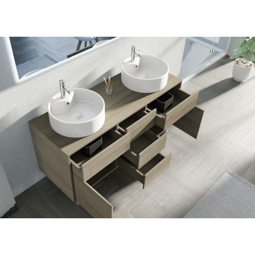 Meuble double vasque VENEZIA Scandinave