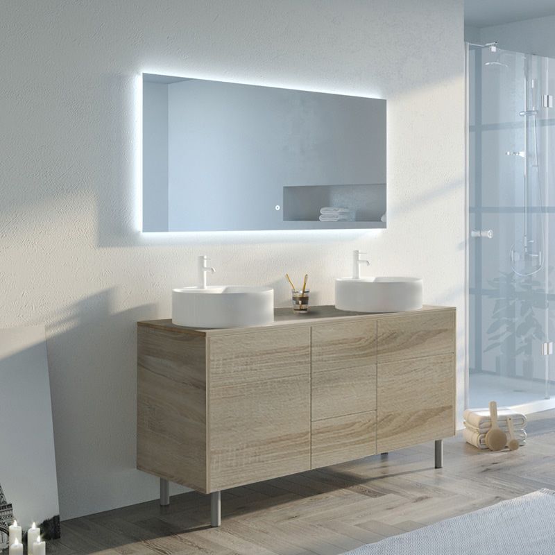Meuble double vasque VENEZIA Scandinave