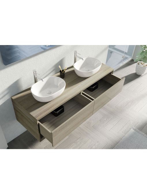 Détails Meuble de salle de bain SANZA 1600 Scandinave