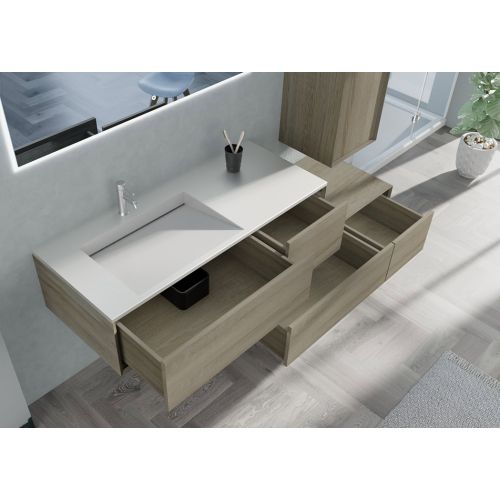 Meuble de salle de bain Avigliano 1200 scandinave