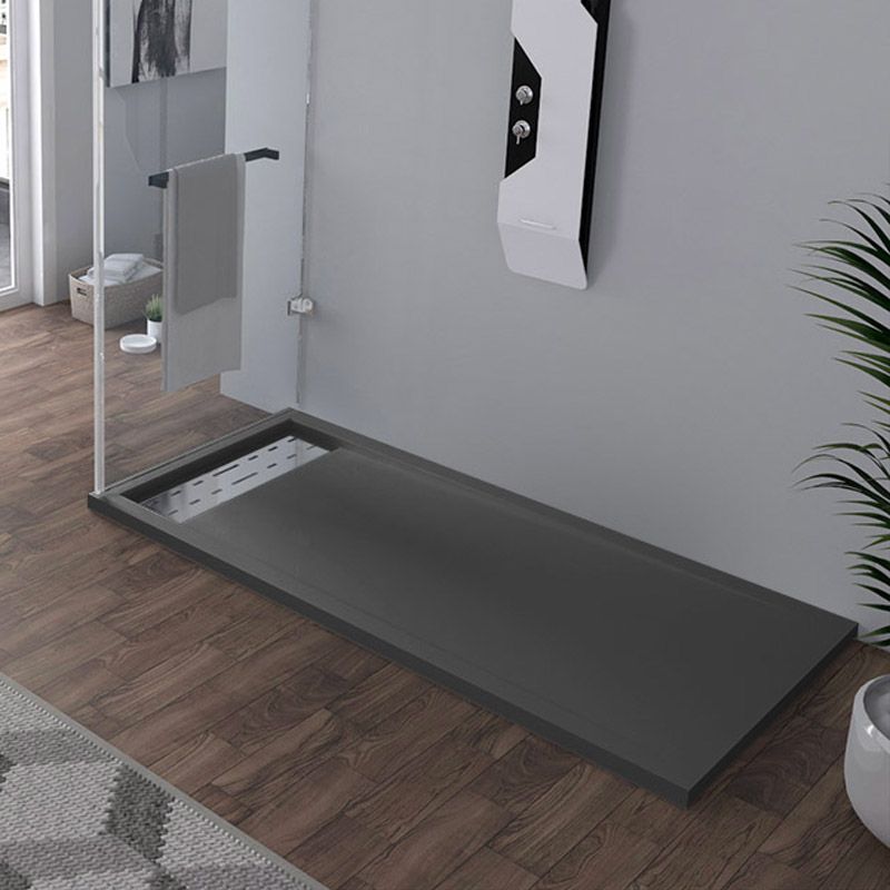 Receveur de douche en Gel coat ALICANTE Gris 160x80cm
