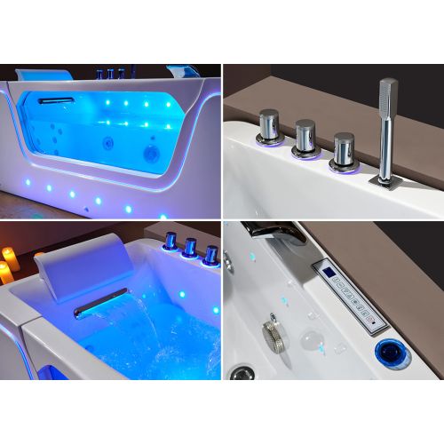 Baignoire balnéo Emeraude 35 jets Whirlpool