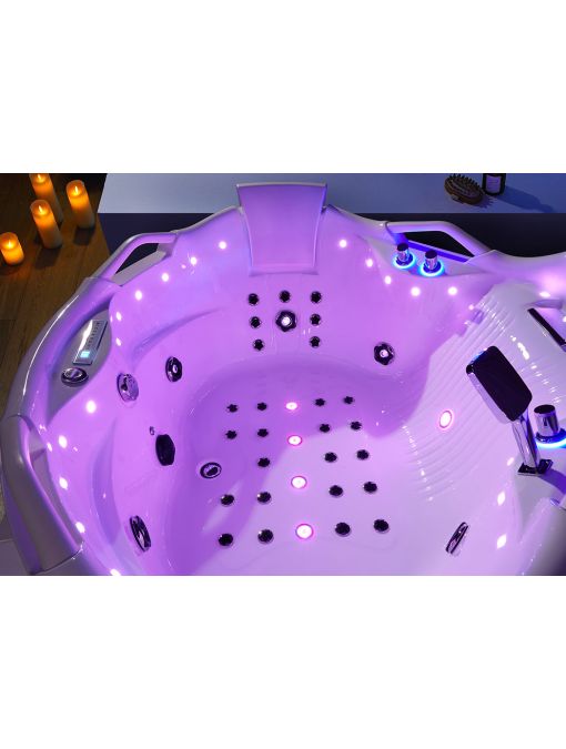 Baignoire d' angle Love story 42 jets