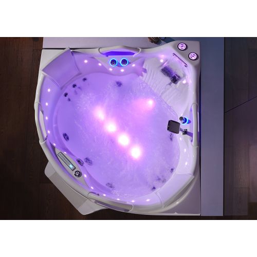 Baignoire balnéo angle Love story 42 jets