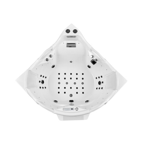 Baignoire balnéo angle Love story 42 jets