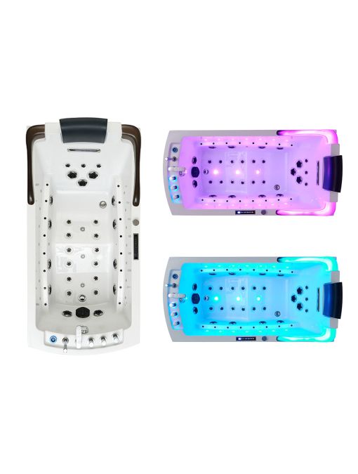 Baignoire balnéo Nautilus Résine Droit multijets