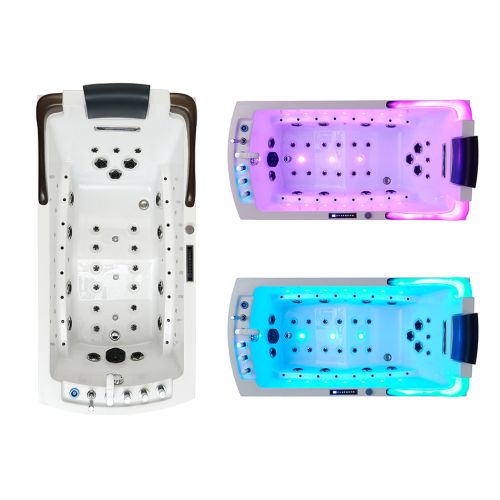 Baignoire balnéo Nautilus Résine Droit 47 jets