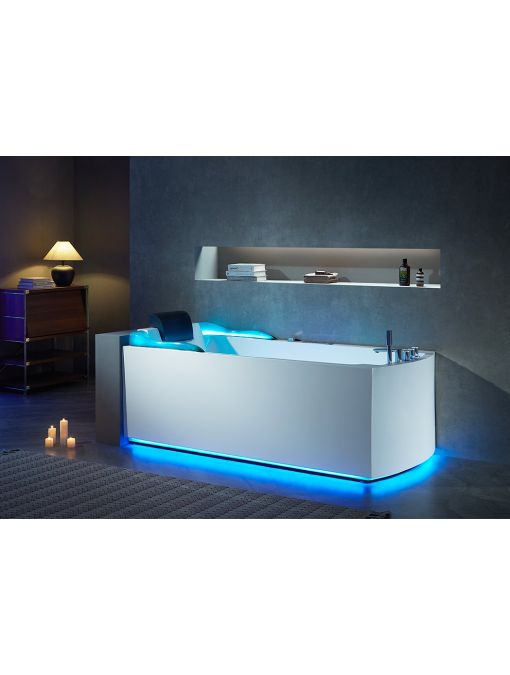 Baignoire balnéo Nautilus Résine Droit 47 jets