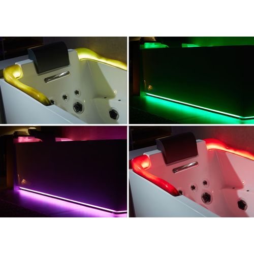 Baignoire balnéo Nautilus Résine Droit 47 jets