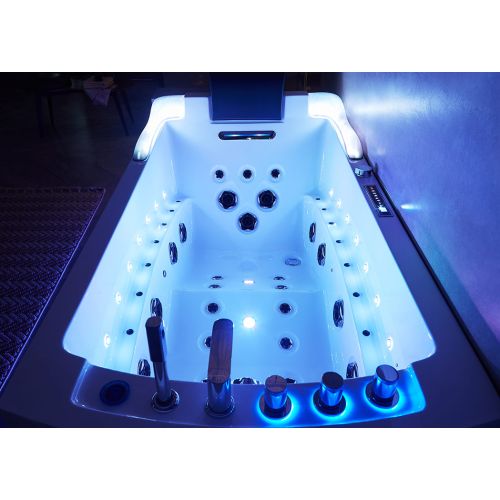 Baignoire balnéo Nautilus Résine Droit 47 jets