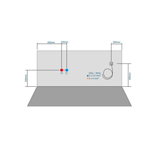 Baignoire balnéo rectangulaire Santa-fe 53 jets