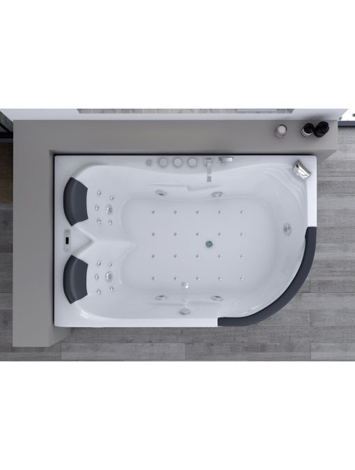 Vue intérieure Baignoire balnéo D-Maldives 36 jets