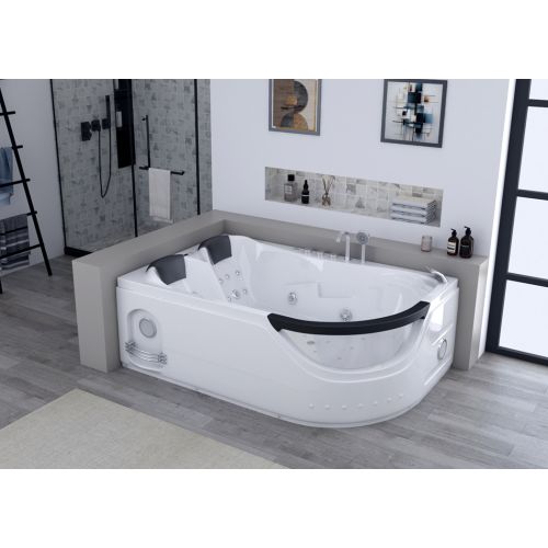 Baignoire balnéo asymétrique D-Maldives 36 jets