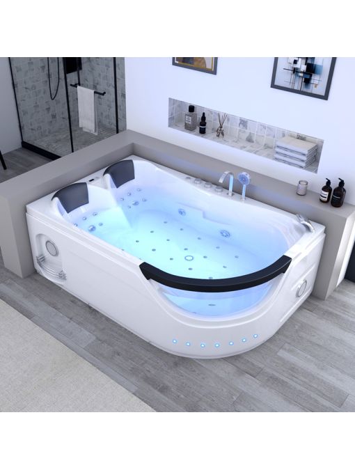 Baignoire balnéo asymétrique D-Maldives 36 jets