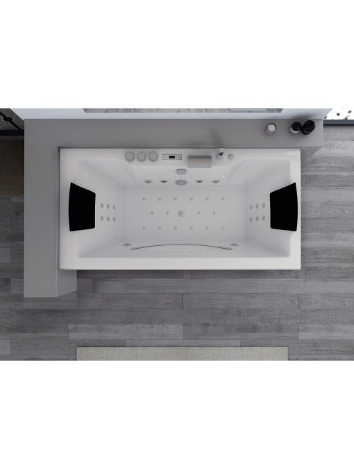 Vue intérieure Baignoire balnéo Caïman 32 jets
