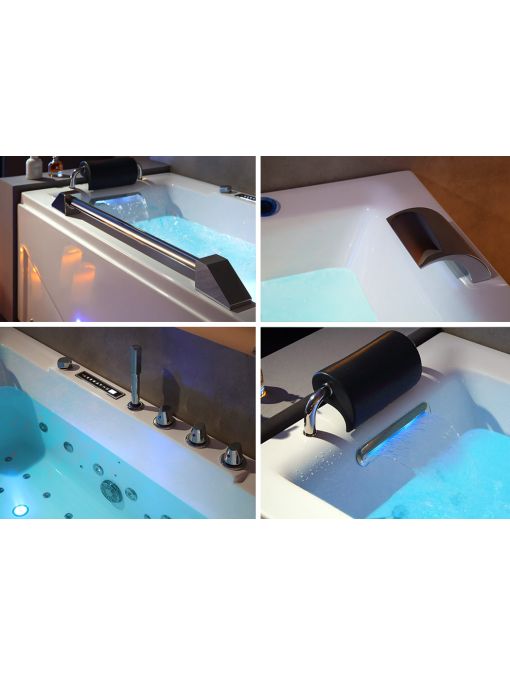 Baignoire balnéo D-Cleveland 46 jets