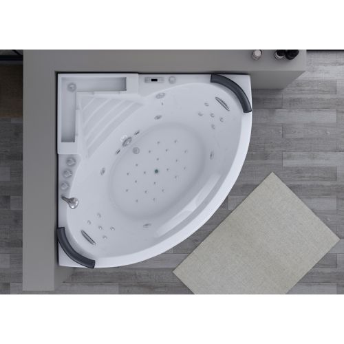 Baignoire balnéo 2 places Lisbonne 34 jets