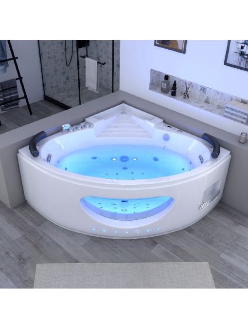 Baignoire balnéo 2 places Lisbonne 34 jets