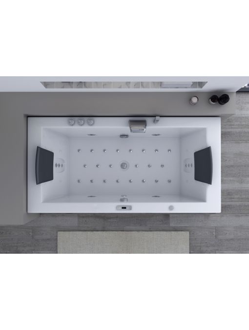 Baignoire balnéo design pour deux personnes