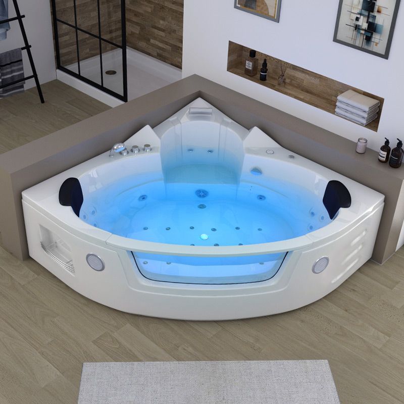 Baignoire balnéo d'angle 2 places Manhattan-S 26 jets Whirlpool