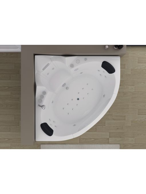 Baignoire balneo Seattle-S 26 jets vue intérieure