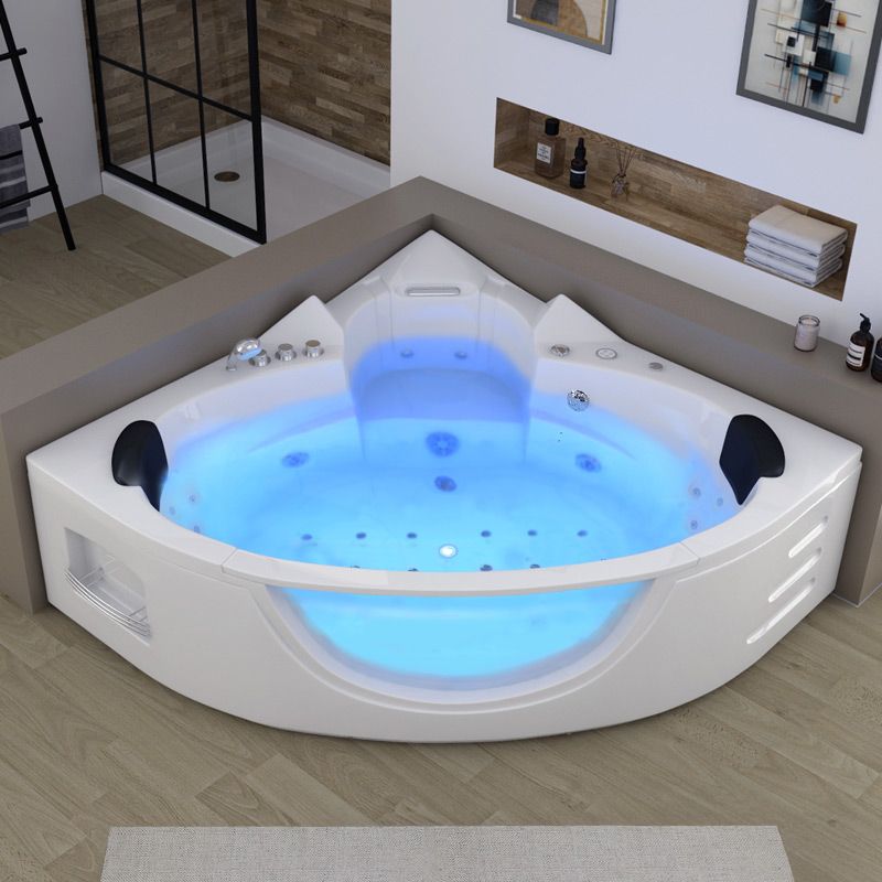 Baignoire balneo d'angle 2 places Seattle-S 26 jets