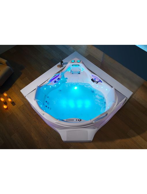 Baignoire balnéo angle Love story 42 jets