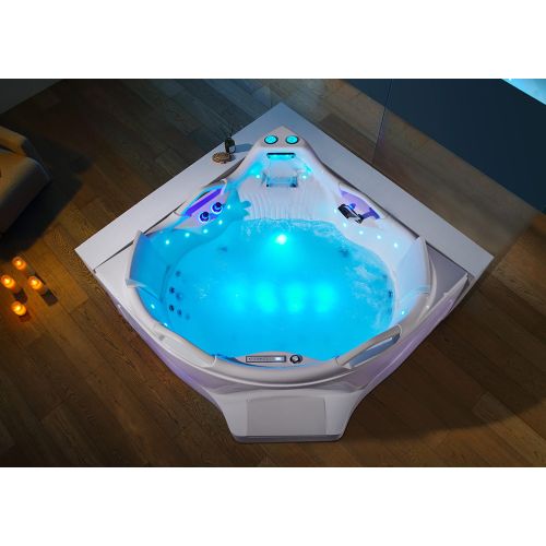 Baignoire balnéo angle Love story 42 jets