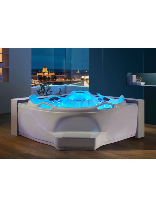 Baignoire balnéo angle Love story 42 jets
