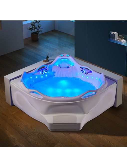 Baignoire balnéo angle Love story 42 jets